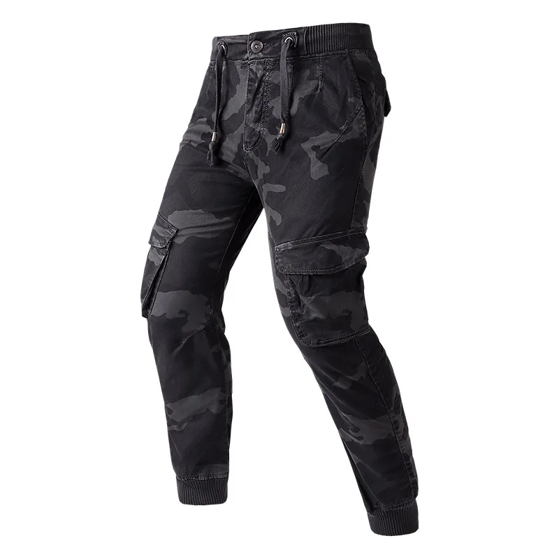 

Spring Mens New Camo Cargo Pants 2022 Men Camouflage Casual Multi-pocket Pants Male Cotton Military Tactical Jogging Trousers