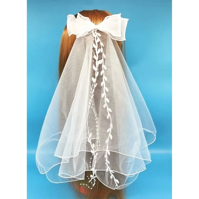 

Elegant Bridal Veil Sheer Tulle Bridal Engagement Party Taking Photo Supplies N7YF