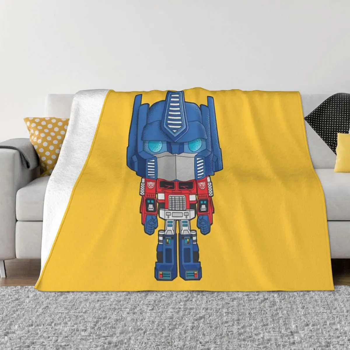 Optimus Prime Coperta Copriletto Sul Letto Divano Letto Vintage