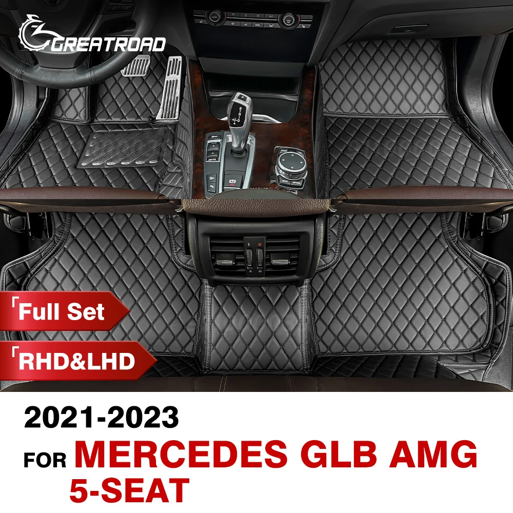 

Автомобильные коврики для Mercedes Benz GLB AMG, 5 сидений, 2021, 2022, 2023