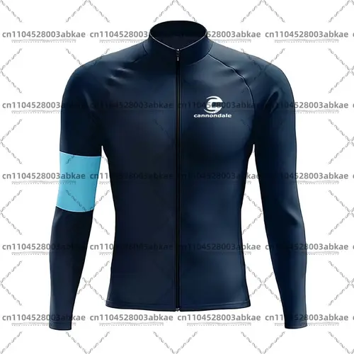 Cannondale Men's Long Sleeve Thin Cycling Jersey Spring and Autumn Anti-UV Mesh Mountain Bike Clothing - Image 8