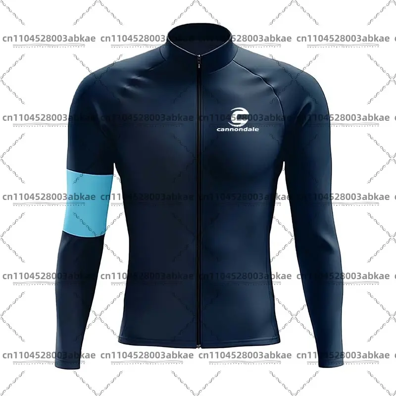 Cannondale Men's Long Sleeve Thin Cycling Jersey Spring and Autumn Anti-UV Mesh Mountain Bike Clothing - Image 8