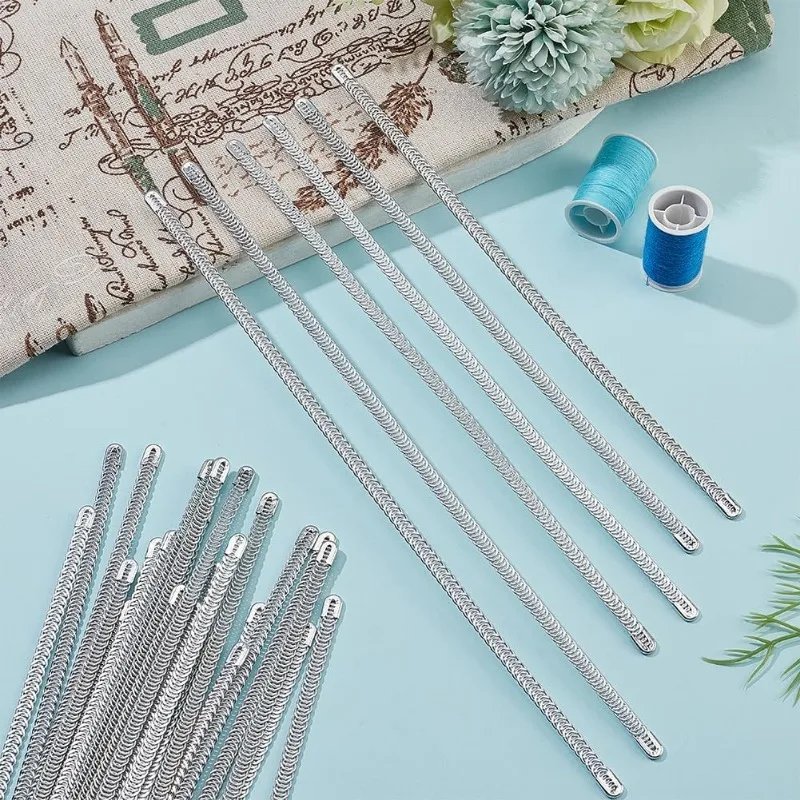 36Pcs 3 Sizes Spiral Metal Plastic Corset Bone 9/10/11inch Stainless Steel Spiral Corset Boning Stays for Corsets Costumes