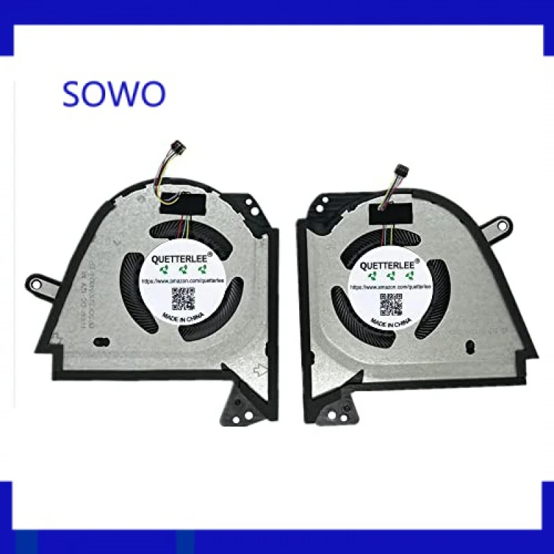 

Заменяемый новый процессор для ноутбука, графический процессор Охлаждающий вентилятор для ASUS ROG Zephyrus G15 GA503R GA503RM GA503RS (версия 2022 года), вентилятор