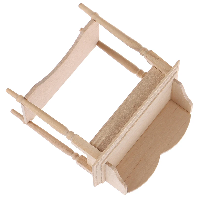 1/12 Holz Miniatur leere Tisch möbel Modell DIY Puppenhaus Zubehör – Detail 14