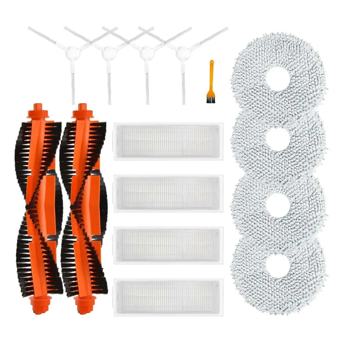 

Запчасти для робота-пылесоса 2 C101, основная боковая щетка, Hepa фильтр, насадка на швабру