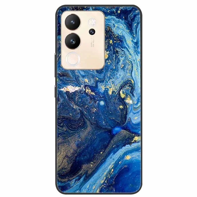Lovely Marble Print TPU Silicone Phone Cover - Soft and Stylish Protection with Cool Design