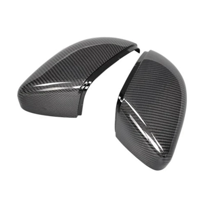 

3X Side Mirror Covers Caps(Carbon Look)Replacement Carbon Mirror Caps For Golf 6 Jetta Mk6 Gtd R20 Exterior Mirror