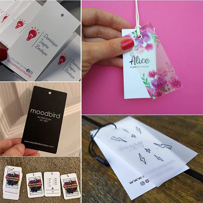 200 Personalised Gift Tags, Christmas Gift Tags, Handwritten Kraft Wedding Favour Label with Calligraphy Paper Tags
