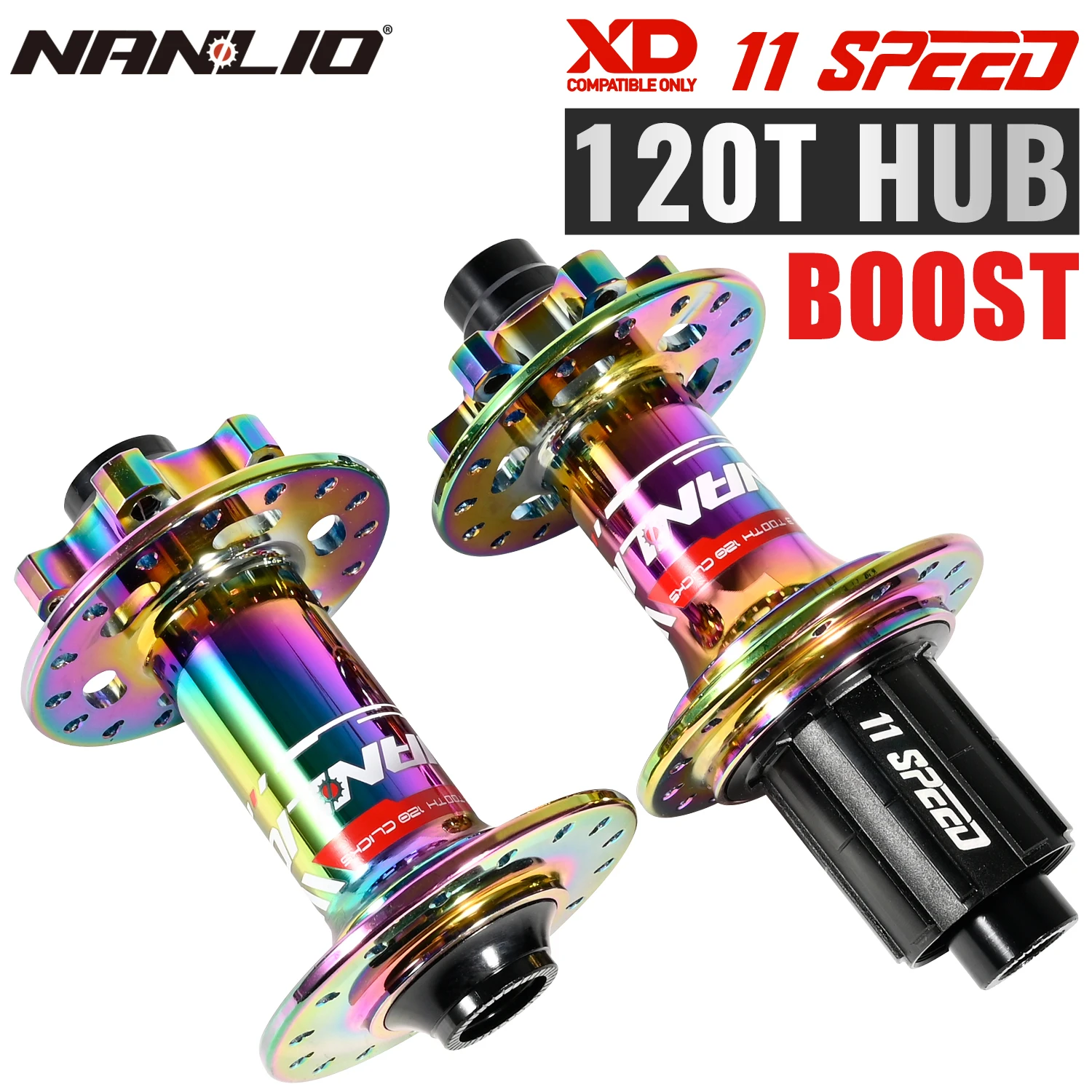 NANLIO MTB Boost Hub Set XM820, 120T 6 Pawl Loud Freehub 28H 32H 15x110 12x148mm Thru Axle XD HG MS 8 12 Speed Better Than 009 - Image 4
