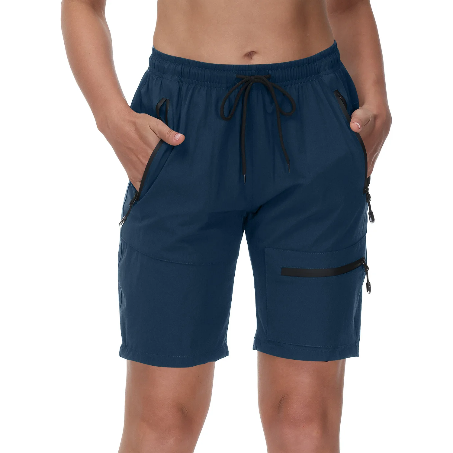 Women Summer Hiking Gym Yoga Shorts Outdoor Golf Cycling Shorts Women Large Size Multi-pocket Quick Dry Lightweight Cargo sport shorts