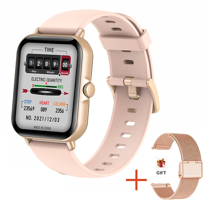 2022 Women Smart Watch Men Heart Rate Fitness Tracker Ladies Watch Bluetooth Answer Call Smartwatch GTS3 GTS 3 for Android IOS 