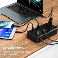 2500W Timer Socket Smart Power Strip Electrical Socket Extension With Switch Home Surge Protector EU Plug 3 AC Outlet 5 USB 2M - Image 6