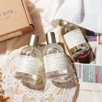 Parfum de laboratoire unisexe 100 ml, parfum frais de bois de santal, eau de toilette classique pour femme et homme, parfum à la bergamote, spray corporel, eau de Cologne 1