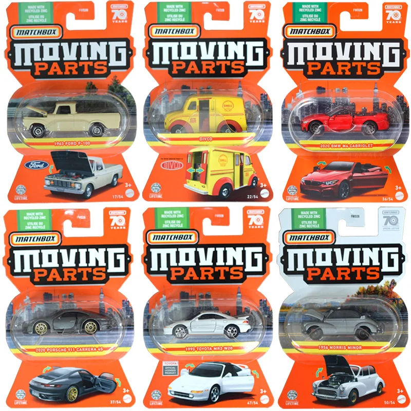 2023MATCHBOXMovingParts164divcoFordF100PORSCHE911MorrisM4