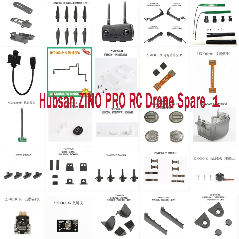 Hubsan Zino ACE PRO Drone Replacement Propellers With Screws - 1 Set