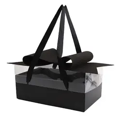Romantic Gift Box with Bow - Perfect (Black)