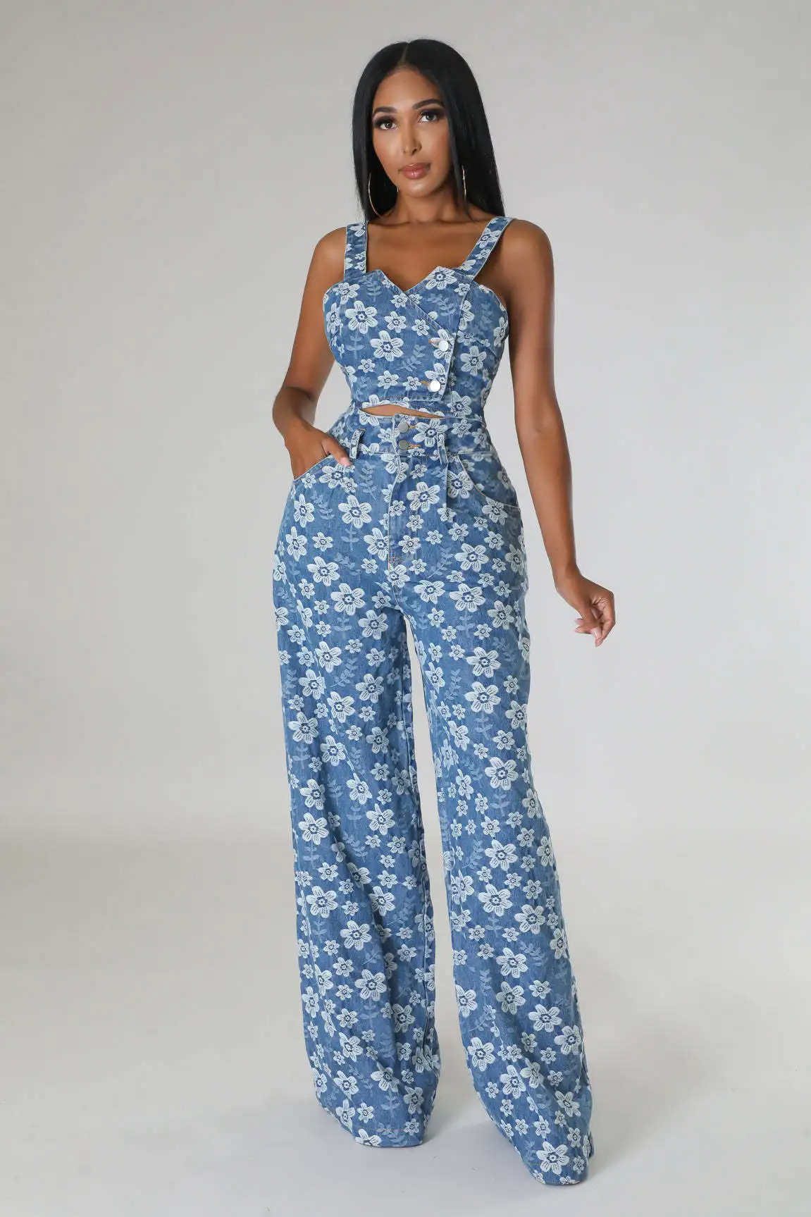 ensemble-deux-pieces-en-denim-pour-femme-pantalon-court-et-large-bretelles-spaghetti-fleurs-jacquard-jeans-boite-de-nuit-anniversaire