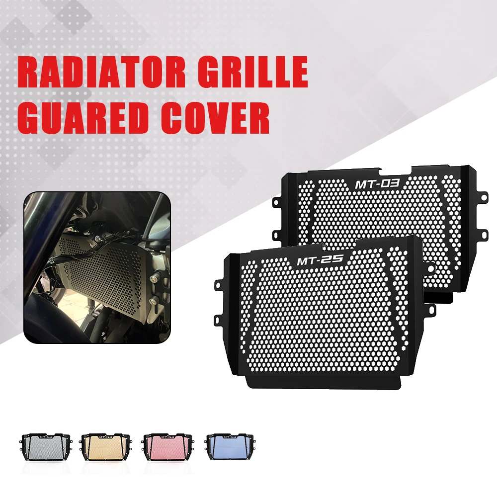 

Motorcycle Radiator Protection Grille Guard Protector Cover Fits For Yamaha MT-03 MT-25 FZ-03 MT 03 25 MT25 FZ03 MT03 2015-2023