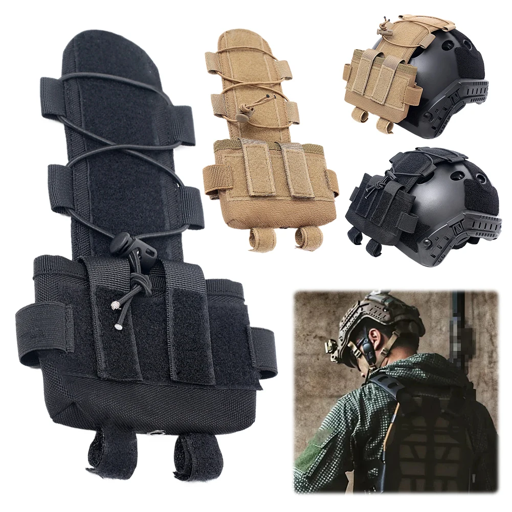 MK2 Helmet Battery Pouch 600D Nylon Night Vision Battery Accessory Bag for Cycling Hiking Camping tactical helmet accessories