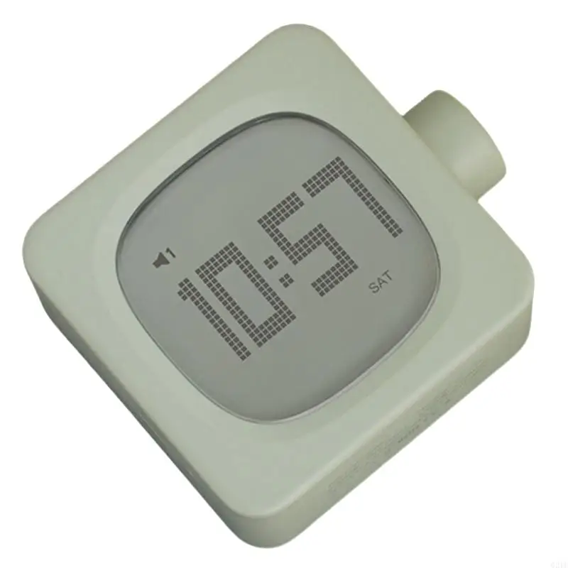 Cubic LED Digital Alarm Clock USB Chargeable Desk Clock with 2 Alarm Snoozes Function Countdown Timer for Sleep Training 5