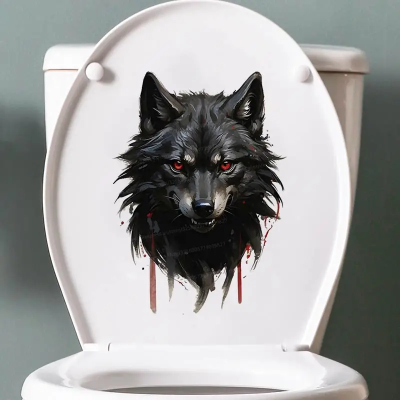 Angry wolf Wall Sticker Removable Home Decoration Decals for Bedroom Kitchen Living Room Walls Decor S249 wall stickers self adhesive stickers