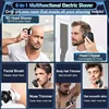 9D Floating Electric Shavers for Men Bald Head IPX7 Waterproof Electric Razor Wet/Dry Shaving with Grooming Kit with LED Display 2