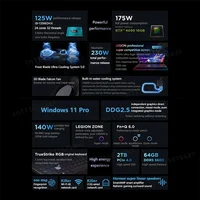 Lenovo Legion Y9000K 2023 Esports Laptop i9-13980HX 64G 2T RTX4090 3.2k Mini LED Screen 16-inch 165Hz Game Notebook 2