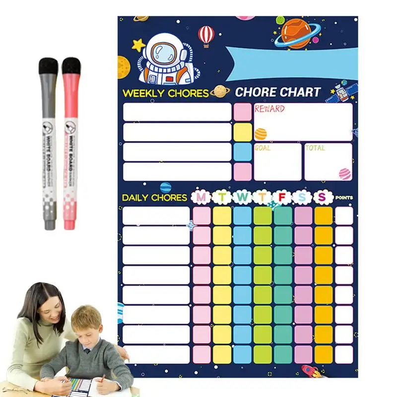 

Chore Chart For Teenagers Magnetic Dry Erase Chore Chart Set Dry Erase Behavior Charts With 2 Markers Magnetic Refrigerator