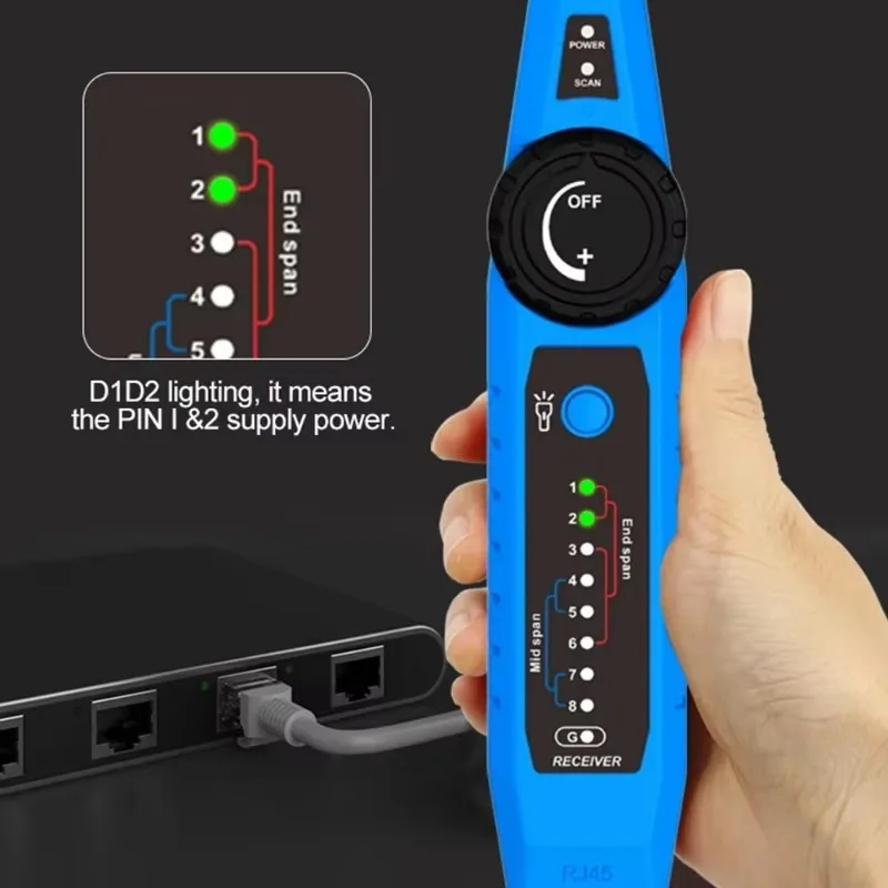 NOYAFA Network Cable Tester NF-810 Cable Tracker RJ45 RJ11 Wire Tracer Ethernet LAN Anti-Interference Line Finder Network Tools