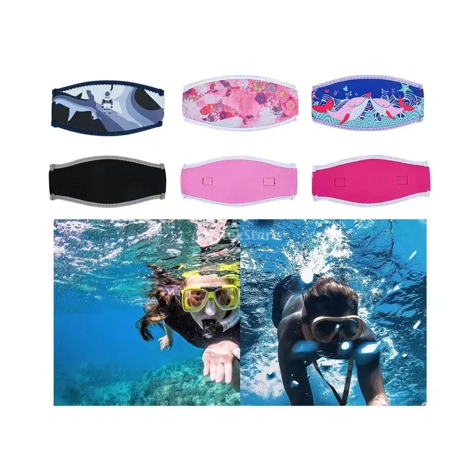 Neoprene Scuba Diving Dive Snorkeling Mask Strap Cover Comfort Padded Protection Hair Wrap Gear Accessories Diving Masks Strap
