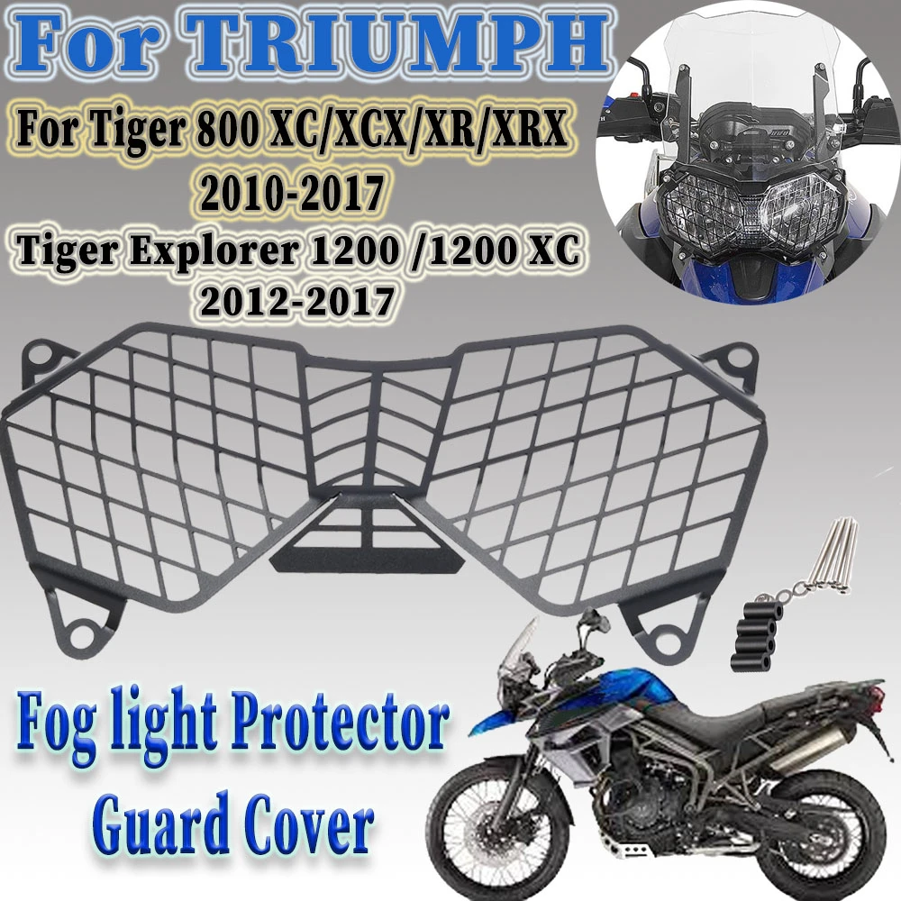 Headlight Protector Grille Light Cover Protective Guard For Triumph