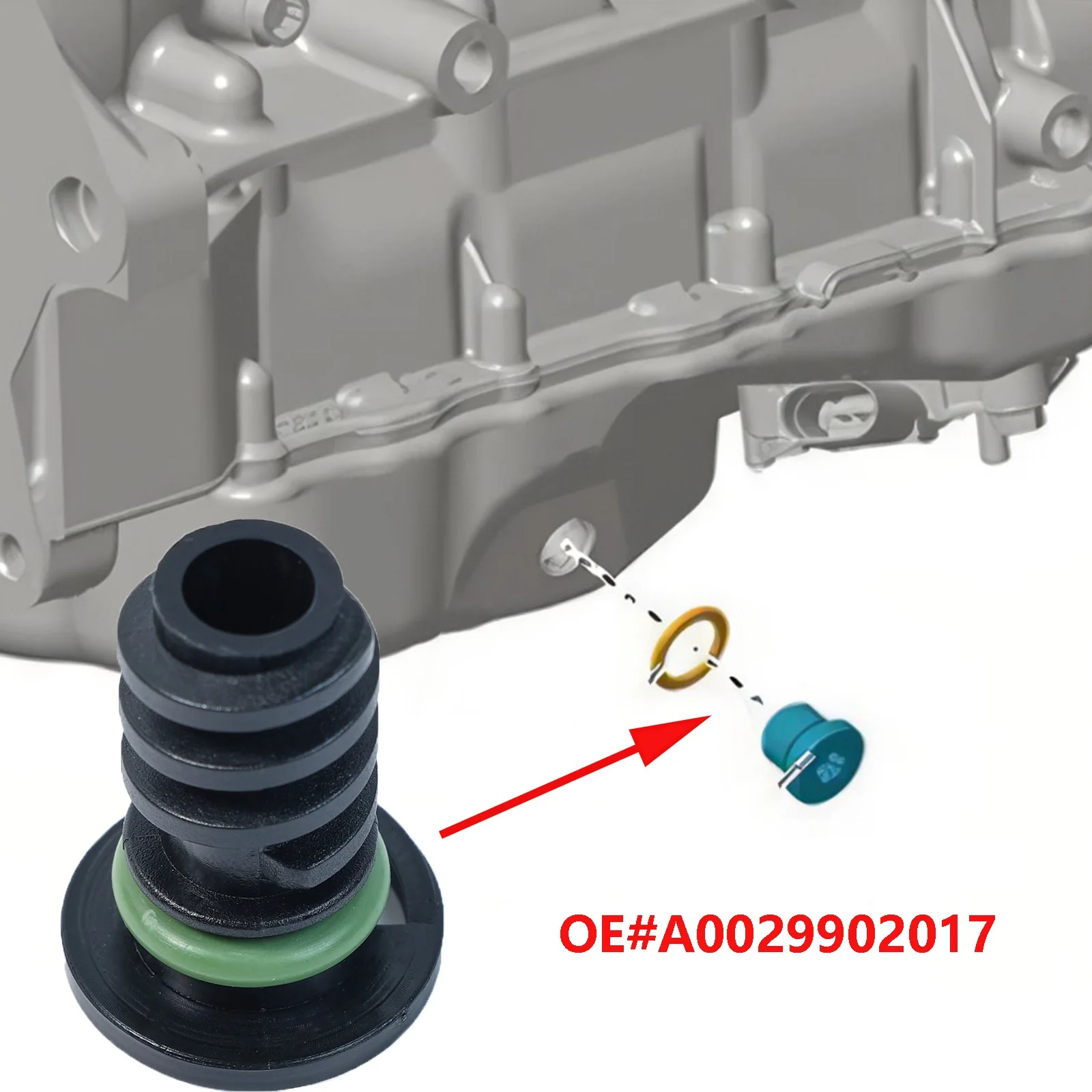 Engine Oil Sump Screw Plug Drain 2Pcs For Benz A B C E G M S V Class W166 W447 V222 W222 X222 A217 C217 B907 B910 A002990 oil drain plug