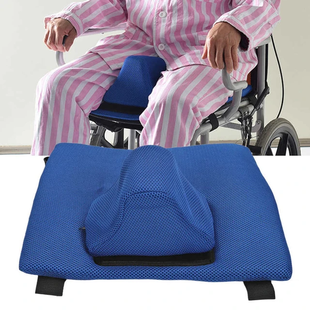 Wheelchair Seat Pad Cushion for Patients Removable Pommel Lightweight