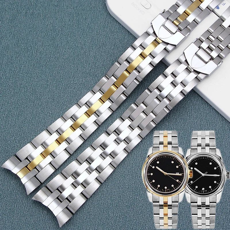 

Watch Accessories Watchband for Tudor Solid Stainless Steel Watch Strap 20 21mm Men Wristband 304L Chain