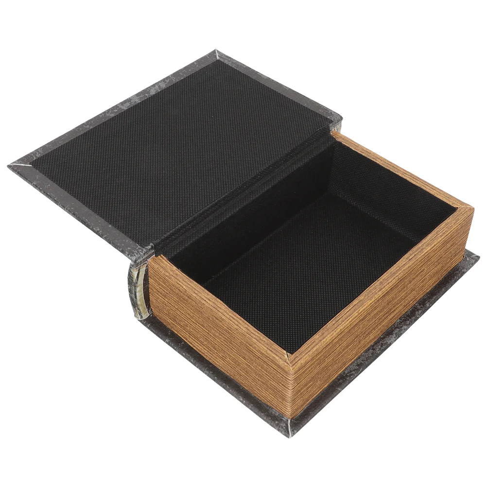 Scatola Portaoggetti A Forma Di Libro Finto - Stile Vintage Europeo, In Legno, Per Decorare Librerie