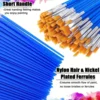 5-200pcs Paint Brushes Set for Kids Acrylic with Flat Round Pointed Paint Brushes Craft Watercolor Oil Painting Brushes 4