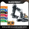 RC Excavator 1/20 2.4GHz 11CH RC Construction Truck Engineering Vehicles Educational Toys for Kids with Light Music 1