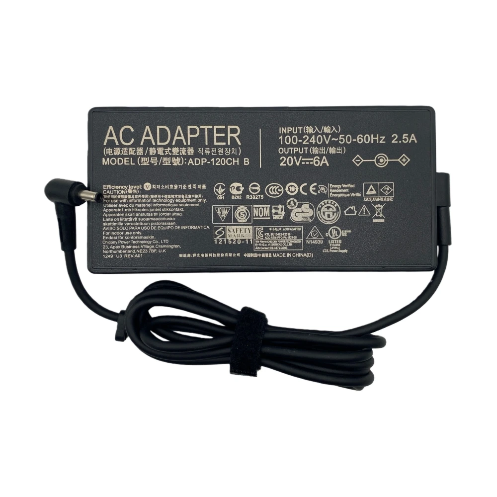 Asus VivoBook K3605 K3605VU-MX131W ADP-120VH B 노트북 전원 공급 장치용  20V 6A 120W 4.5*3.0MM AC 어댑터 충전기