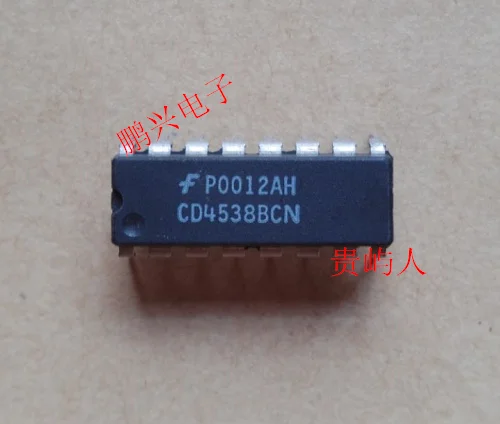 

Free shipping CD4538BCN IC DIP-16 10PCS