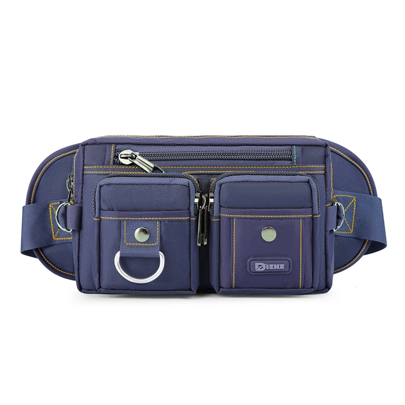 High quality waist bag - multifunctional chest bag with multiple pockets, suitable for outdoor hiking, cycling, motorcycle, and