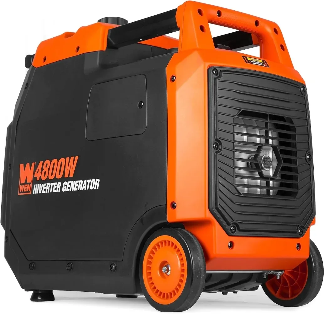4800-Watt Portable Inverter Generator Produces Clean Power Prevent Damage Sensitive Electronics Ultra-efficient 1.9-gallon Tank