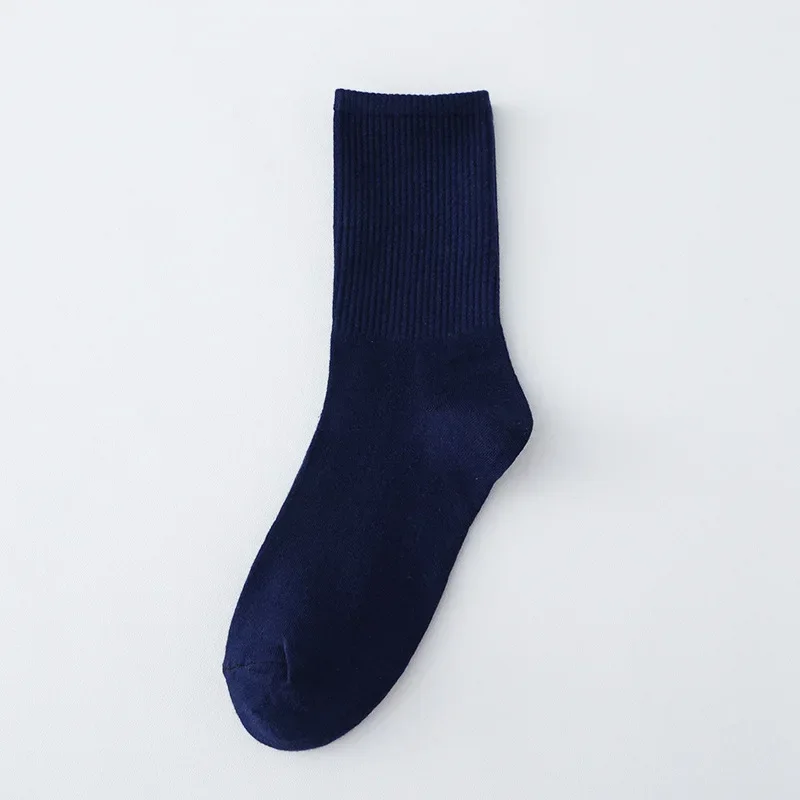 Socks cotton cotton cotton middle socks in spring and summer thin sweat absorption, breathable, deodorant, sock images - 6