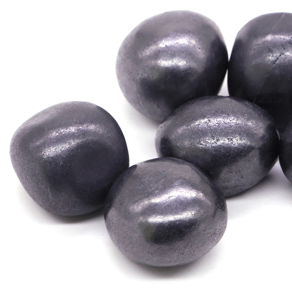 Natural Shungite Irregular Tumbled Stone Reiki Healing Crystal Quartz Aquarium Mineral Gemstone Home Decor Specimen Decoration