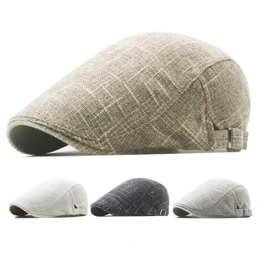 British Western Style Newsboy Caps Narrow Brim Advanced Summer Caps Breathable Artist Men Beret Hat Anti-pilling Outdoor Cap beret hat newsboy cap newsboy hat breathable hat