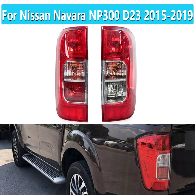 

Left/ Right Car Red Rear Tail Light For Nissan Navara NP300 D23 2015-2019 LHD Rear Tail Lamp Assembly NO Bulbs and Wire