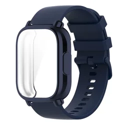 Cinturino in silicone potenziato con custodia protettiva in TPU e proteggi-schermo per orologi sportivi attivi