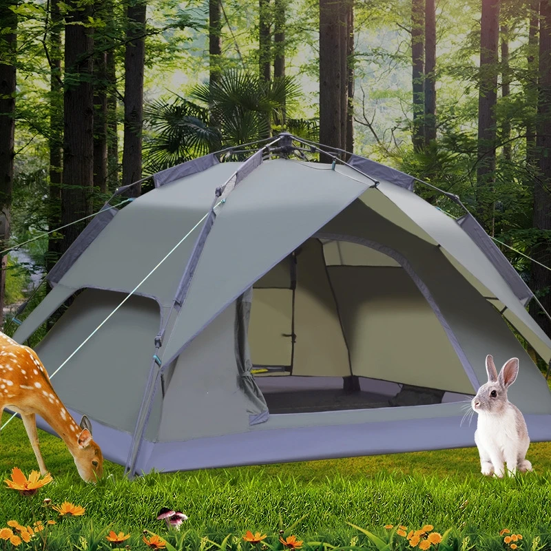 Tienda De Camping Automática Para 2 Personas - Impermeable, Antiviento, Montaje Rápido, Incluye Bolsa