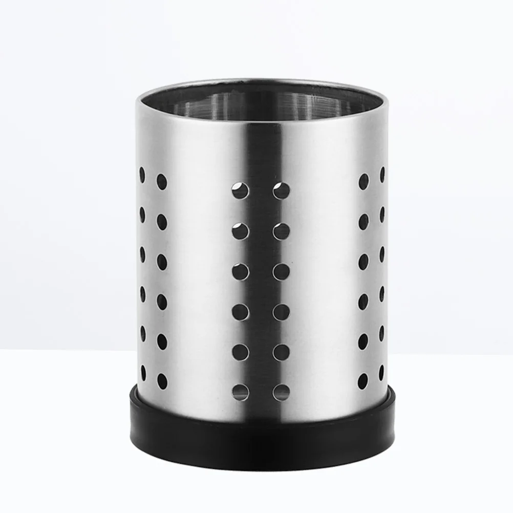 Cutlery Holder Organizer Flatware Holder Drainer Spoon Fork Chopsticks Storage Basket Stainless Steel Rack home Kitchen Appliance