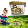Magnifying Glass Insect Catching Box with Tweezers Insect Collection Kit for Boys Girls Nature Exploration 2
